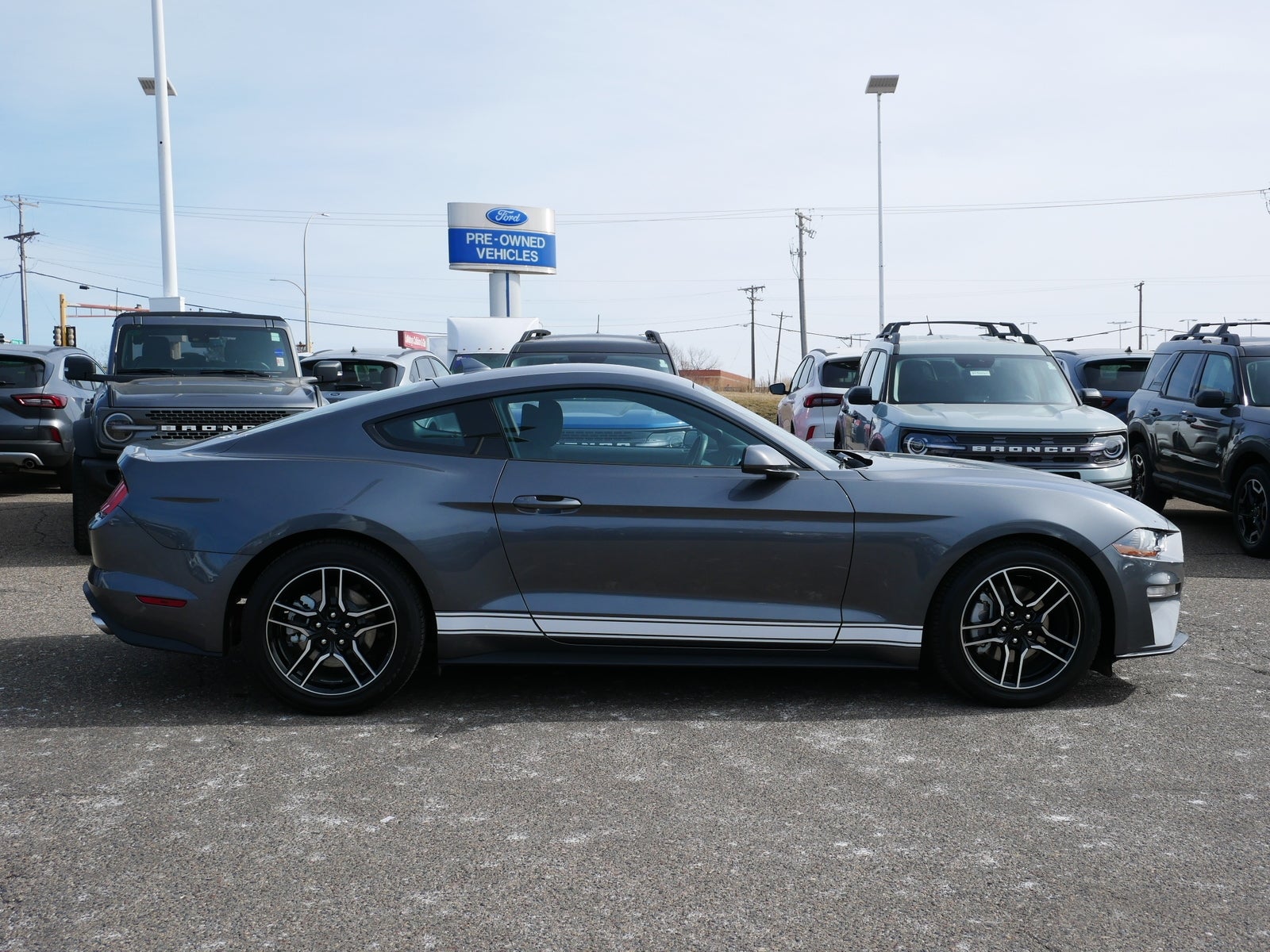 Used 2023 Ford Mustang EcoBoost with VIN 1FA6P8TH5P5113029 for sale in Inver Grove, Minnesota