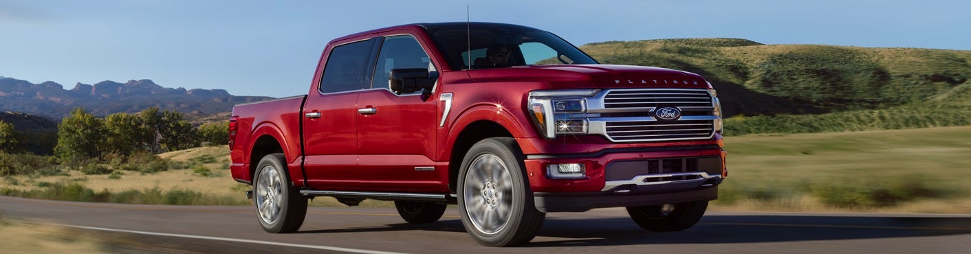 2025 Ford F-150 Platinum Plus driving